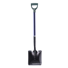 Wholesale Outdoor Tools D-Grip Carbon Steel Garden Square Point Spade With Handle